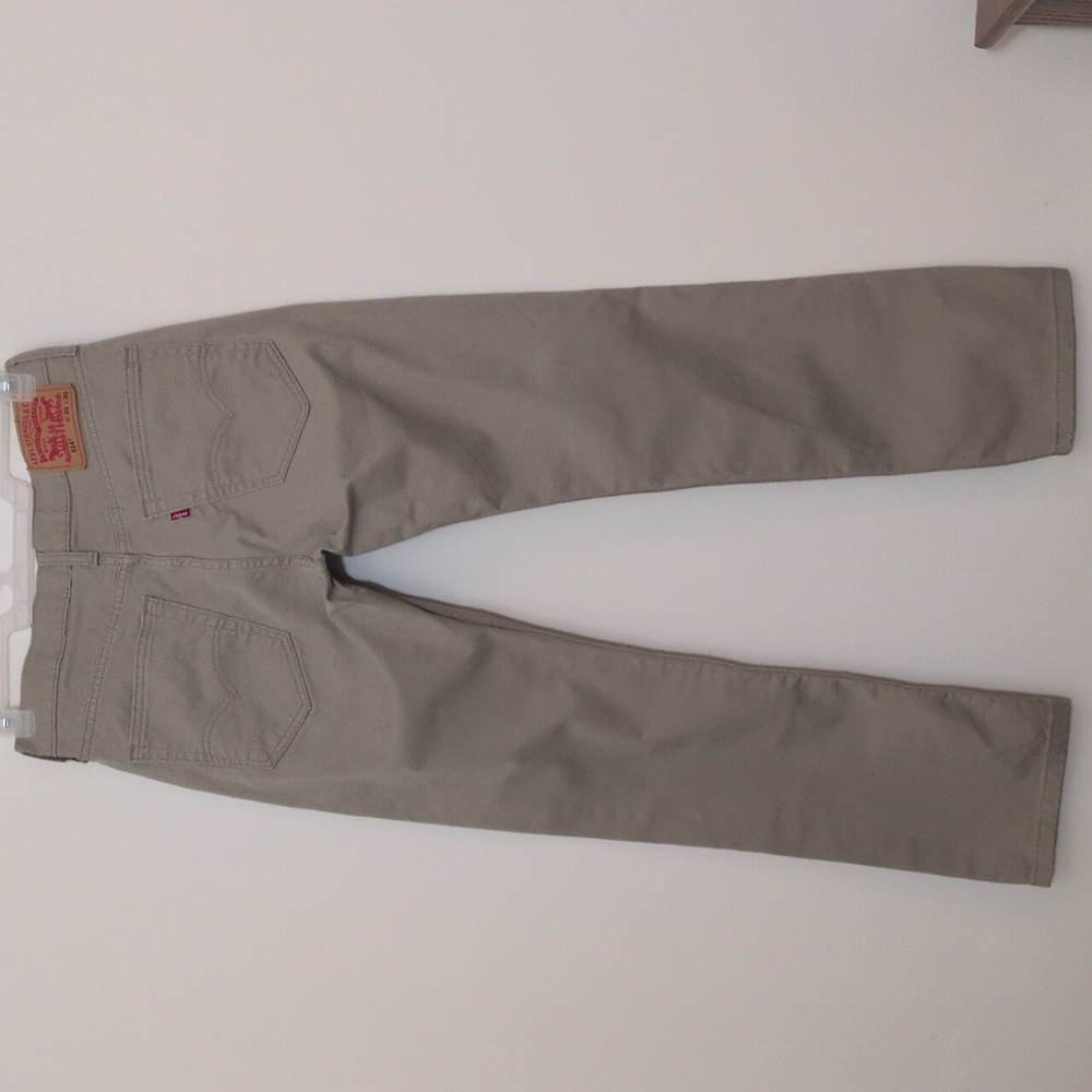 Levi's EUC 514 Khaki Colored Men's Classic Jeans Size 30x30 - Picture 3 of 6